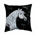 Fondo 26 x 26 in. Horse Profile View-Double Sided Print Indoor Pillow FO2774078